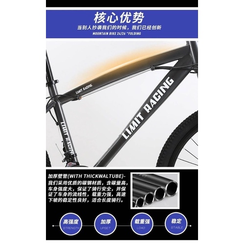 Xe đạp địa hình LIMIT RACING vành đúc