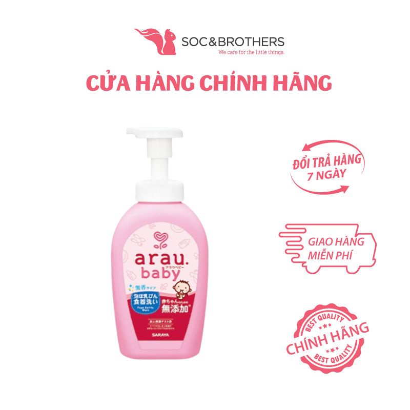 Nước rửa bình Arau baby bình 500ml