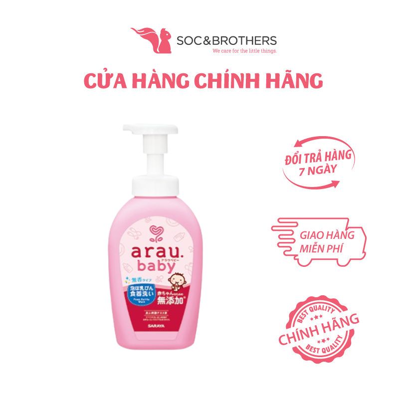 Nước rửa bình Arau baby bình 500ml