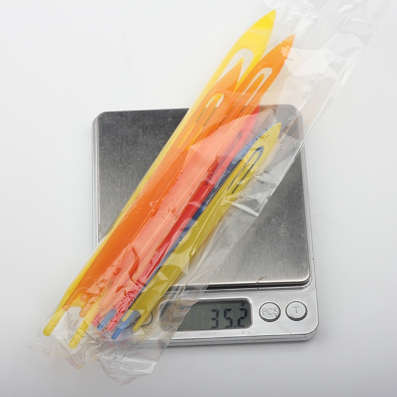 Set 8 Kim Đan Bằng Nhựa Chống Rỉ Sét Màu Sắc Ngẫu Nhiên Dùng Để Câu Cá