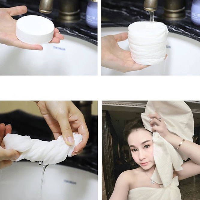 Khăn Tắm Dạng Nén Dùng Một Lần