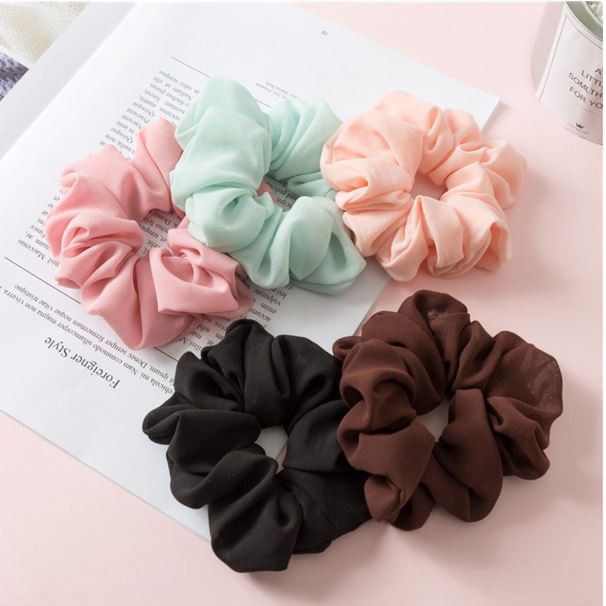 Cột Tóc Scrunchies Nhiều Màu ( hình thật ảnh cuối)