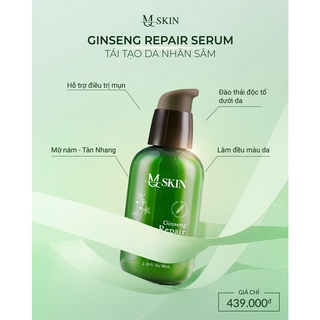 TÁI TẠO DA NHÂN SÂM MQ SKIN (dành cho da mụn, nám, tàn nhang, đồi mồi)
