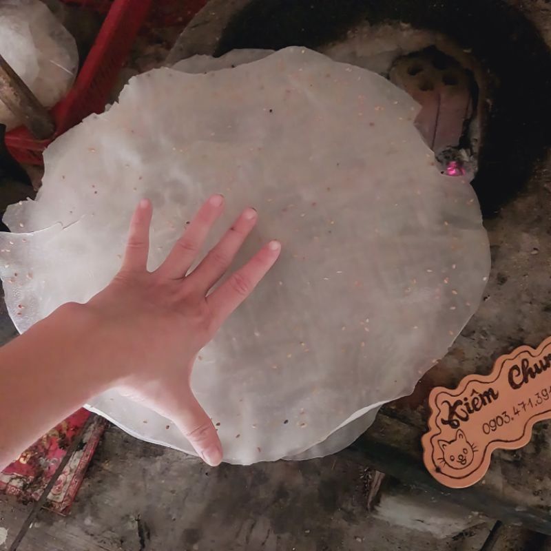 10 cái Bánh tráng quê Quảng nam