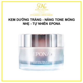 KEM DƯỠNG TRẮNG - NÂNG TONE MỎNG NHẸ - TỰ NHIÊN EPONA PREMIUM SNAIL TONE UP CREAM SPF 30 PA++ 50ML