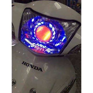 ĐÈN PHA LED BI CẦU(mẫu mới) LỚN VÒNG XOÁY CÓ VÒNG THIÊN THẦN
