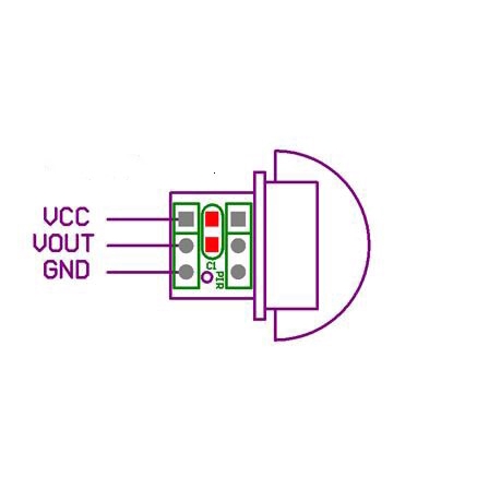 Mô Đun Cảm Biến Chuyển Động Bằng Hồng Ngoại Am312 Dc 2.7-12v Cao Cấp