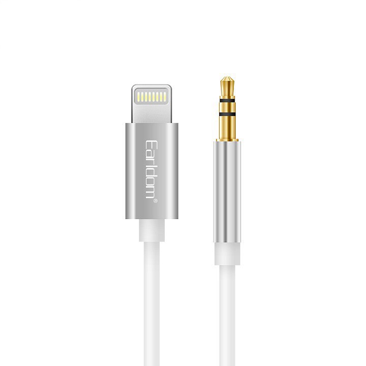 Jack Kết Nối Earldom AUX-22 Chân Lightning Ra Chân 3.5 Lấy Âm Thanh Video Audio Lấy Nhạc Ra Loa Dành Cho Iphone