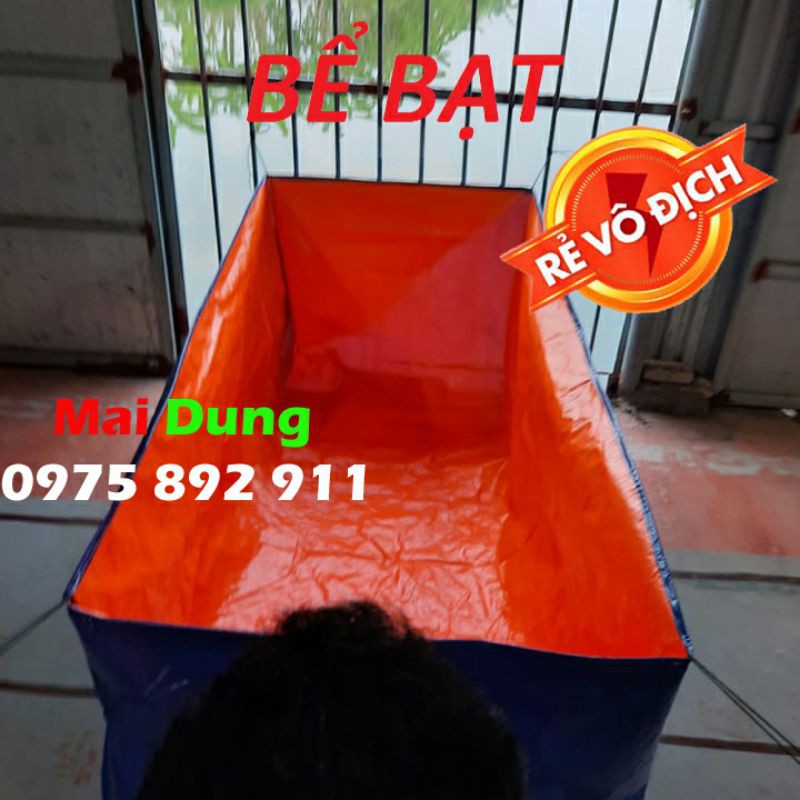 bể bạt nuôi ốc , ếch ,cá