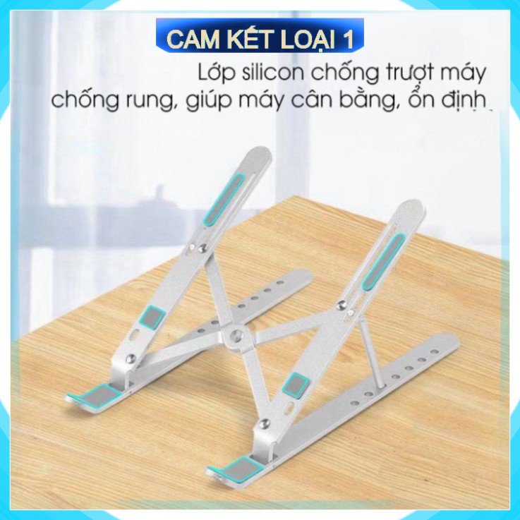 Giá Đỡ Laptop Kim Loại [Freeship] Giá Kê Hợp Kim Nhôm Giúp Tản Nhiệt Chỉnh Độ Cao Cho Laptop, Macbook, Surface | BigBuy360 - bigbuy360.vn