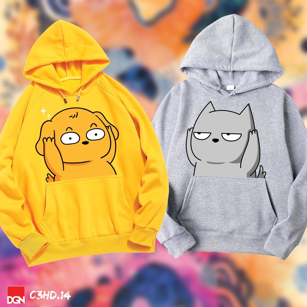 Hoodie đẹp , HOODIE cặp nỉ bông C3HD.14