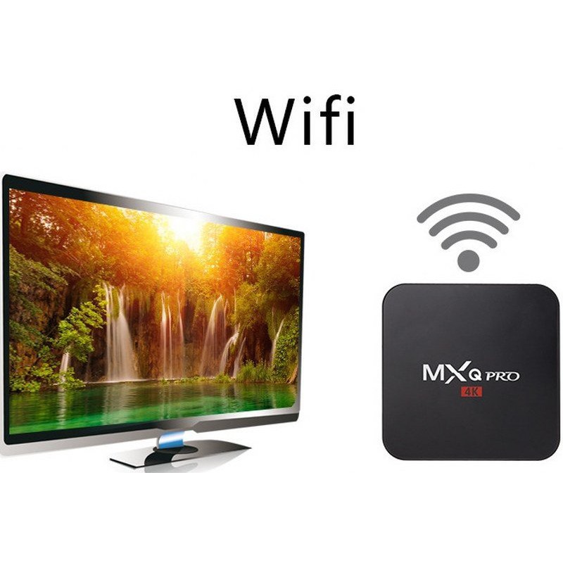 TV Box MXQ Pro 4K 1G RAM (Tích hợp FPT Play) và Bộ chuyển tín hiệu HDMI sang VGA + Audio