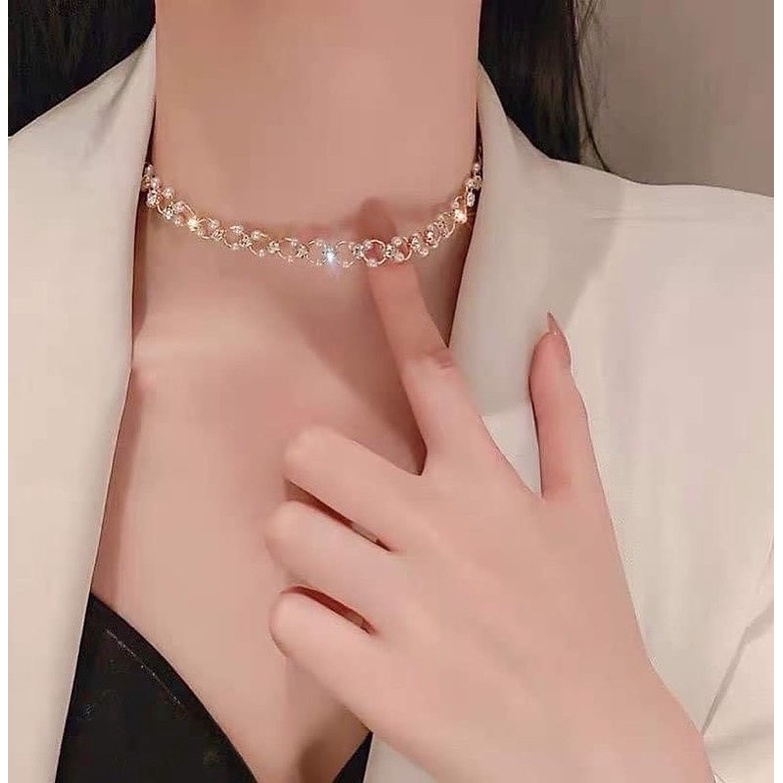 Choker - vòng cổ đá ngọc sang chảnh dự tiệc nhiều mẫu