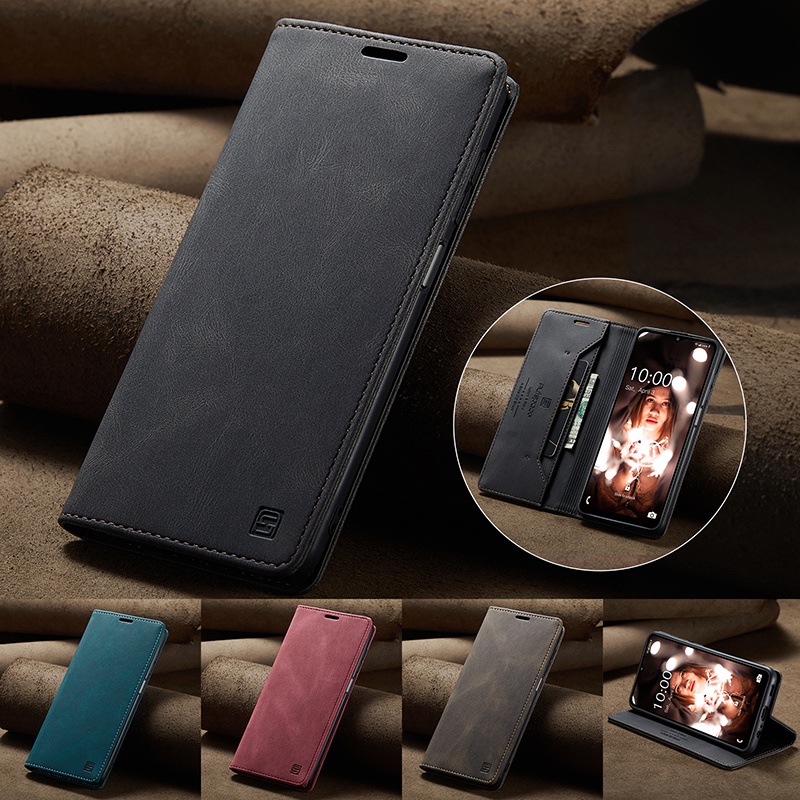 Bao Da Điện Thoại Nắp Gập Dạng Ví Sang Trọng Thời Trang Cho Samsung Galaxy A71 4G A51 4G A41 A31 A70 A50 A30S A50S A40 A21S M31 Vỏ