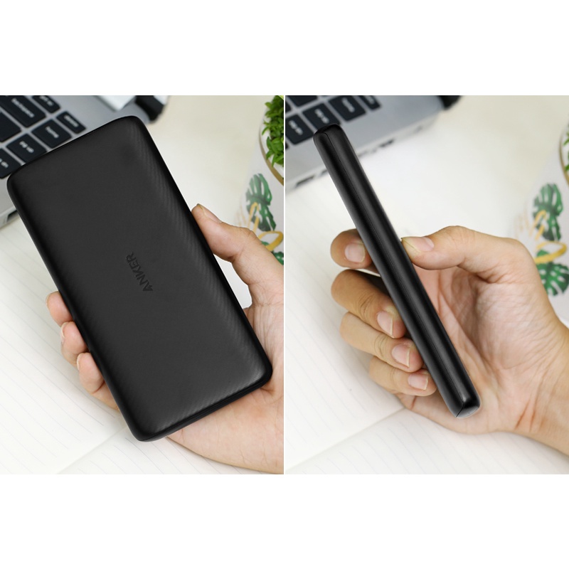 Pin sạc dự phòng Polymer 10.000 mAh Type C Anker PowerCore Lite A1232 - Hàng qua sử dụng