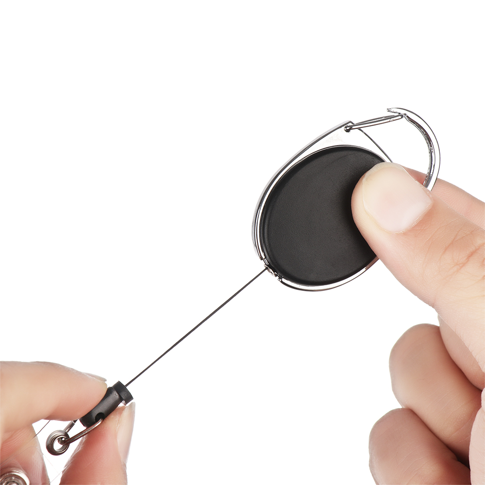 Bao Đựng Thẻ ID Bằng Nhựa Cứng Hai Mặt Có Thể Thu Gọn Sử Dụng Trong Trường Học/Văn Phòng