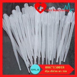 [Combo100 Ống] Pipet Nhựa -Pipet 5ml Dùng Để Hút Các Loại Dung Dịch
