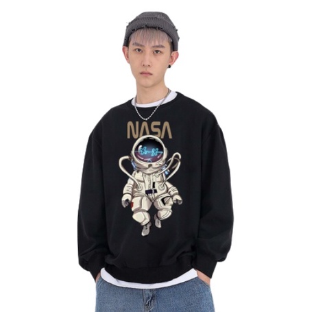 Áo Hoodie, Sweater In Hình NASA Cực Chất, Form Rộng Unisex