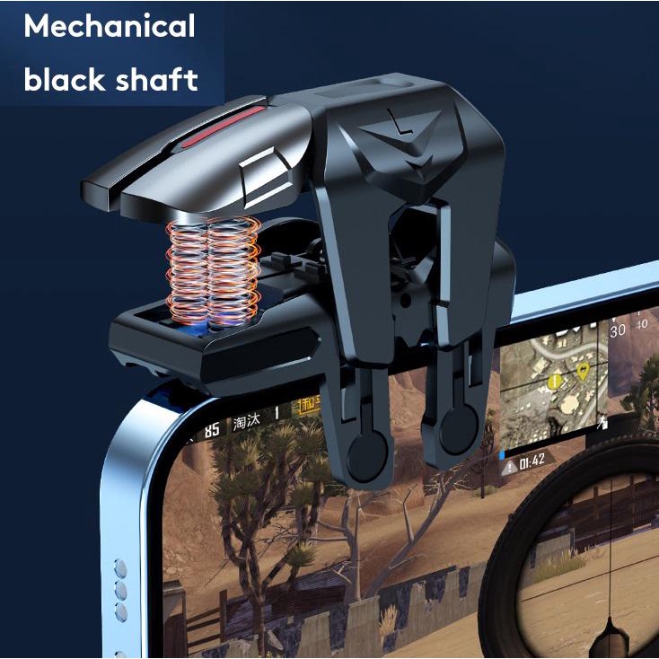 Tay Cầm Chơi Game PUBG G21 Có 6 Nút Bấm Bằng Hợp Kim L1 R1 Chuyên Dụng Cho Điện Thoại Samsung Huawei