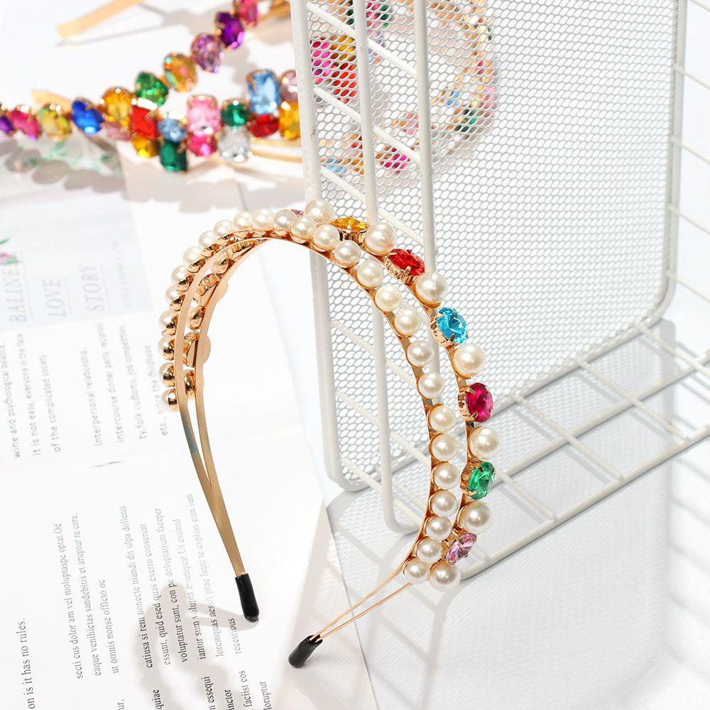 MIHAN1 New Pearl Hair Band Elegant Head Wrap|Headband Luxury Fashion Baroque Style Party Jewelry Gifts