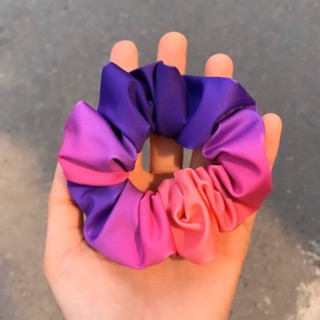 Scrunchie ombre - cầu vồng