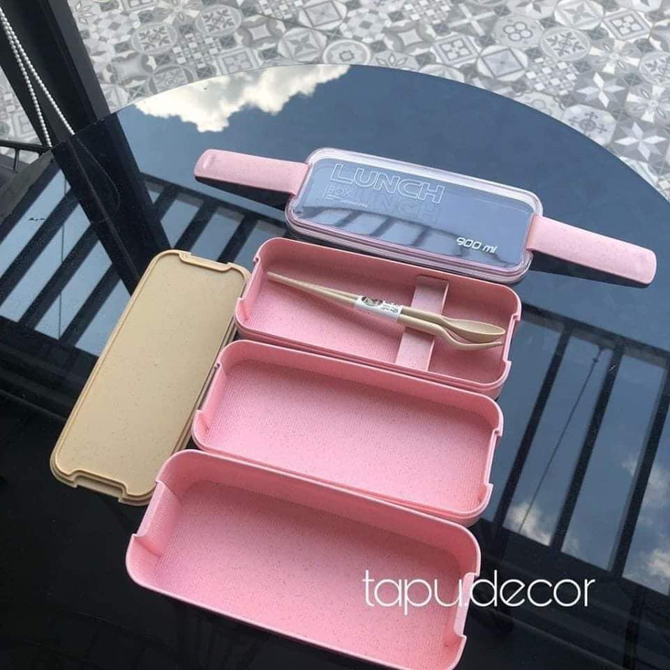 Hộp Cơm Lúa Mạch 3 Tầng | BigBuy360 - bigbuy360.vn
