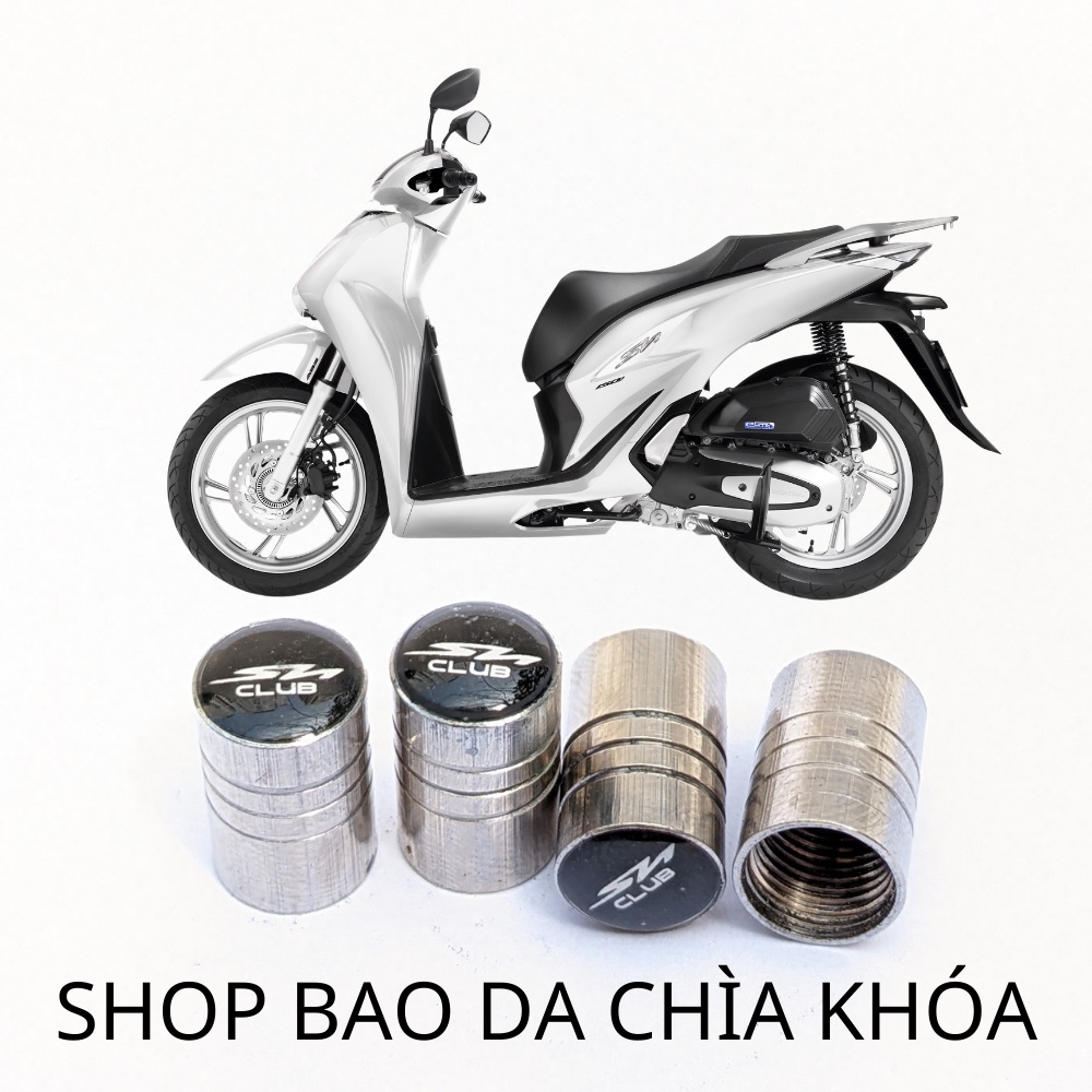 Nắp van xe máy kim loại logo các hãng xe máy