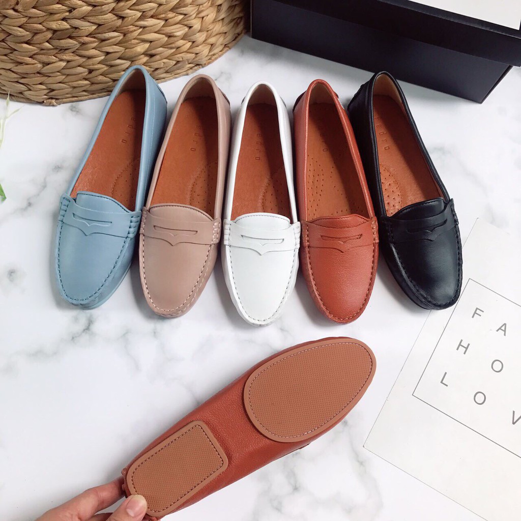 Giày Bệt Đế Cao Su Nước Eliza (Giày Mọi - Giày Moka) Mã A7- 06 | BigBuy360 - bigbuy360.vn