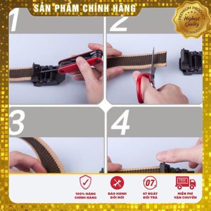 Thăt lưng nam vải dù mặt sao lính Mỹ