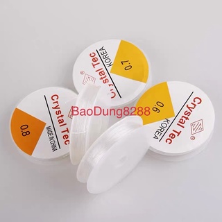 Cuộn cước thun xỏ vòng size 0.8/ 1.0