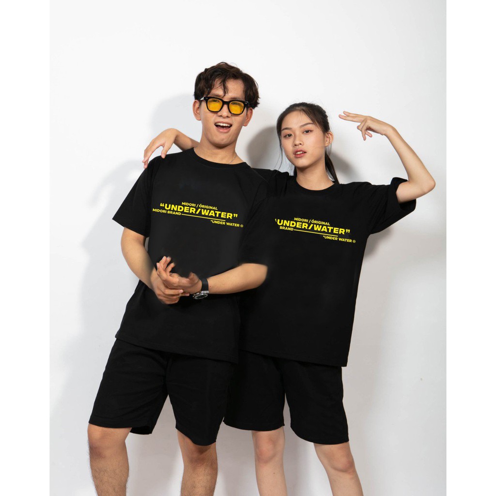 Áo phông form rộng tay lỡ Unisex Phông giá rẻ Nam Nữ Under Water  Local Brand Mi Midori