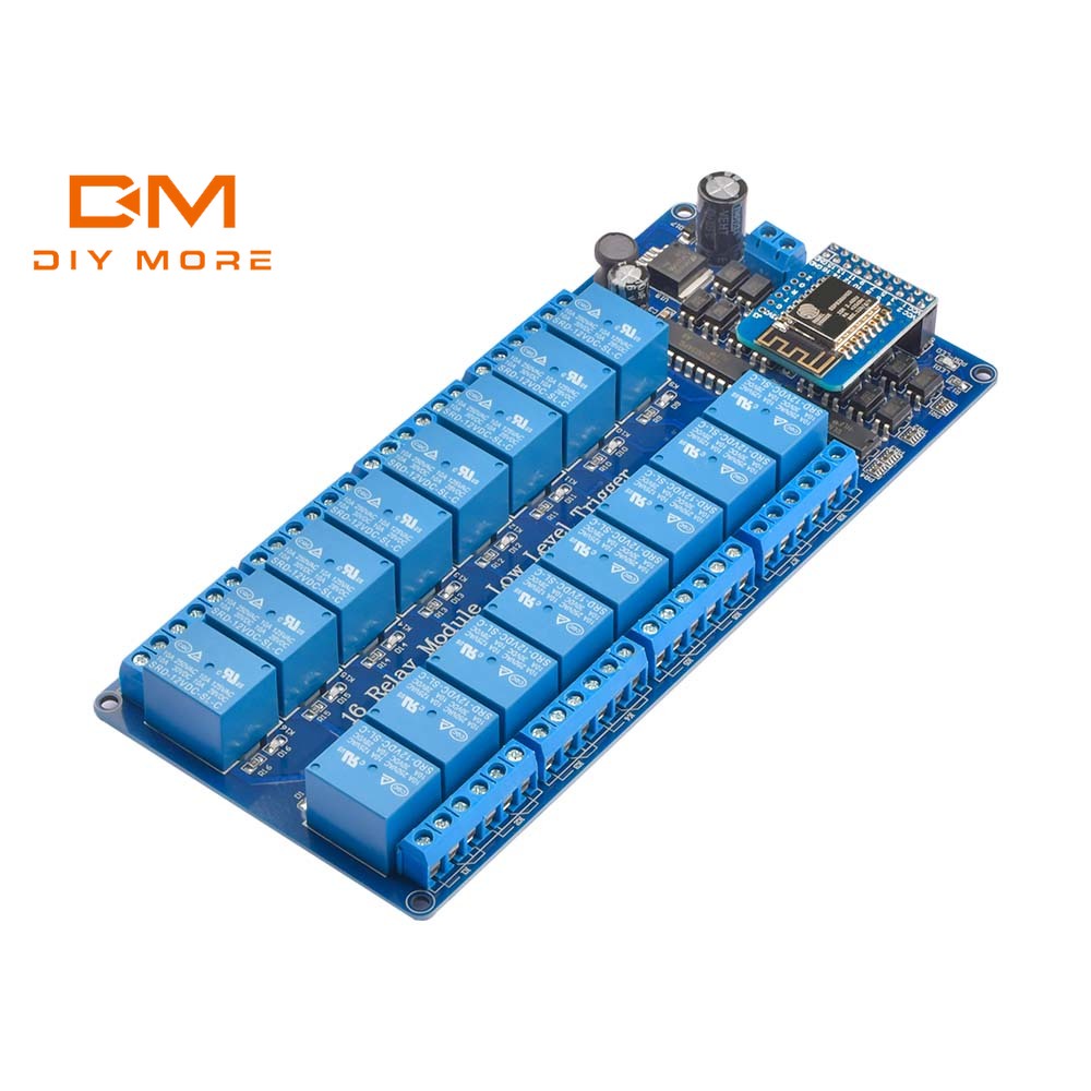Mô đun rơ le wifi DIYMORE 5V 12V 16ch ESP8266WIFI