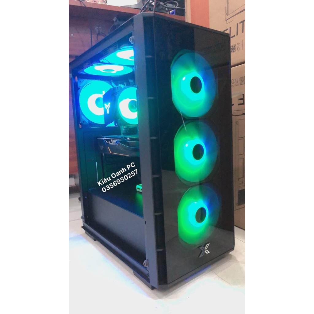 Vỏ Case Xigmatek Elite One 3FX Gaming ATX sẵn 3 Fan X22 ARGB , hàng chính hãng
