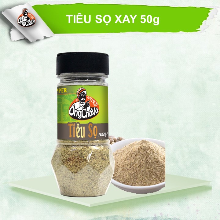 Tiêu Sọ Xay Ông Chà Và 50gr (Ground white pepper)