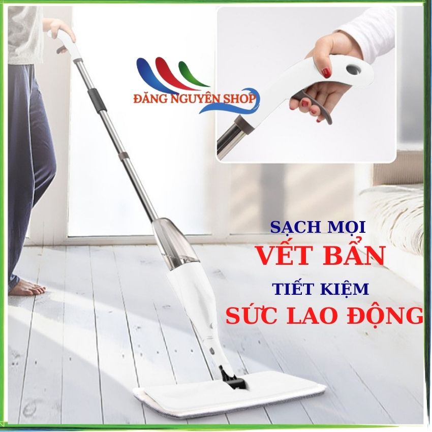 Cây Lau Nhà Thông Minh Phun Sương Cao Cấp,Chổi Lau Nhà Bình Xịt Phun Sương, Cây Lau Nhà Đa Năng 360 Độ