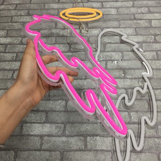 Đèn led neon đôi cánh