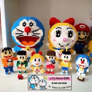 MÔ HÌNH LEGO 6 NHÂN VẬT ĐOREMON ĐÔRAEMON DỄ THƯƠNG