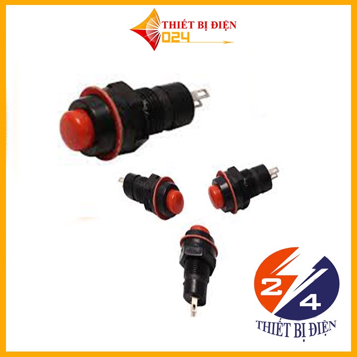 Nút nhấn đề vỏ nhựa, không giữ trạng thái ( nhấn nhả )