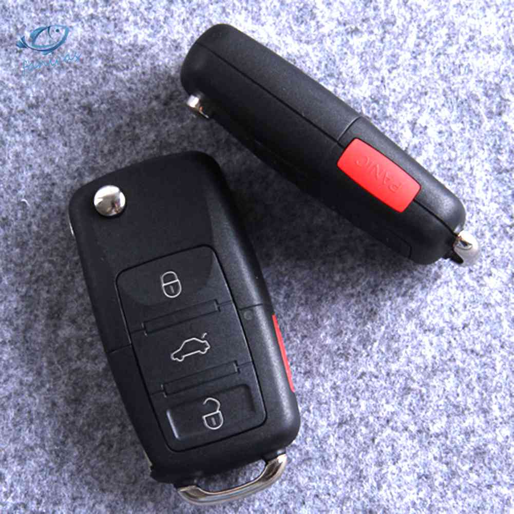 Vỏ ChìA KhóA ĐiềU KhiểN Từ Xa, 4 NúT BấM Cho Xe Hơi