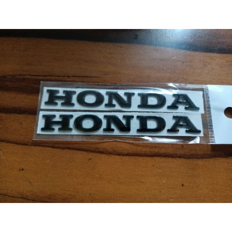 Bộ chữ nổi Honda màu đen bóng dán vario