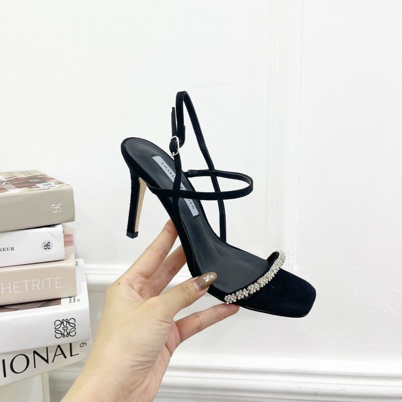 Sandal cnk quai đá hai màu