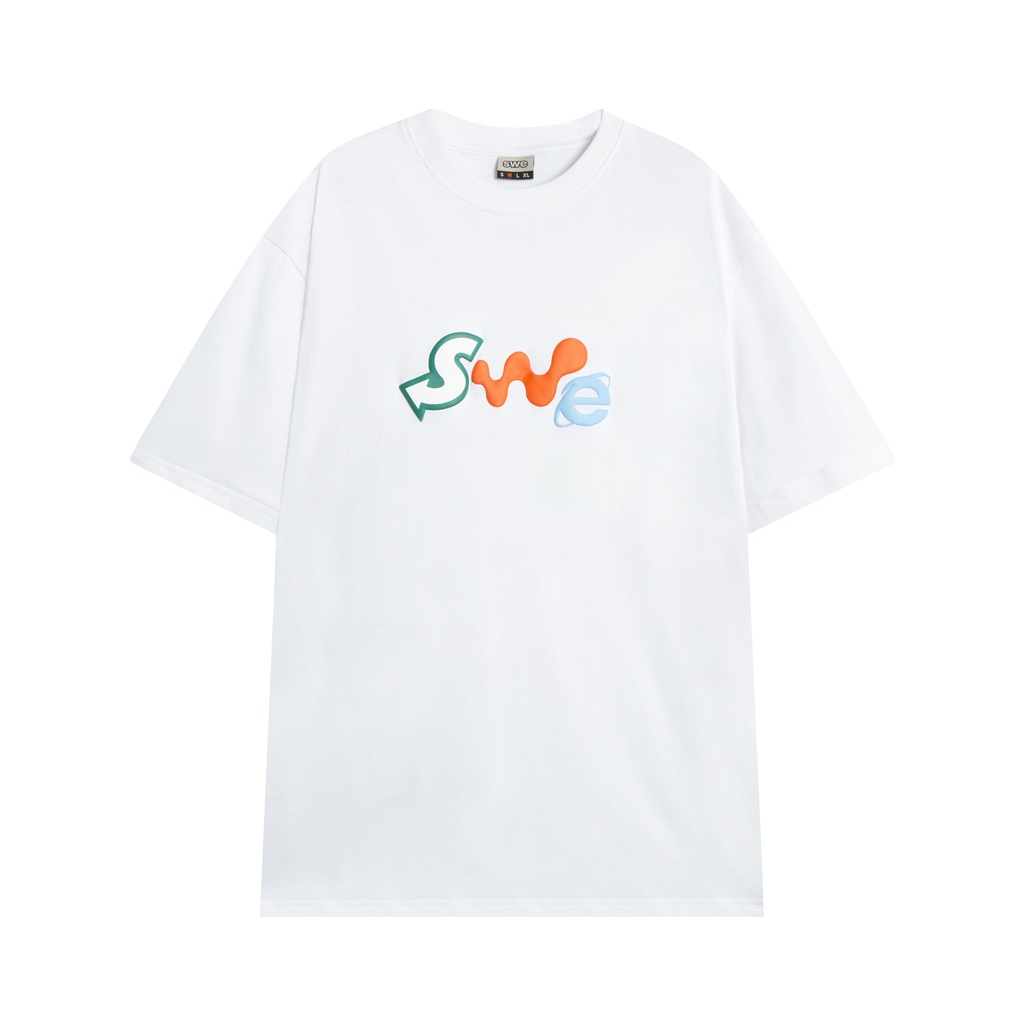 Áo thun tay lỡ Men194 vải coton dày dặn, co dãn, form rộng - SWE BRAND TEE