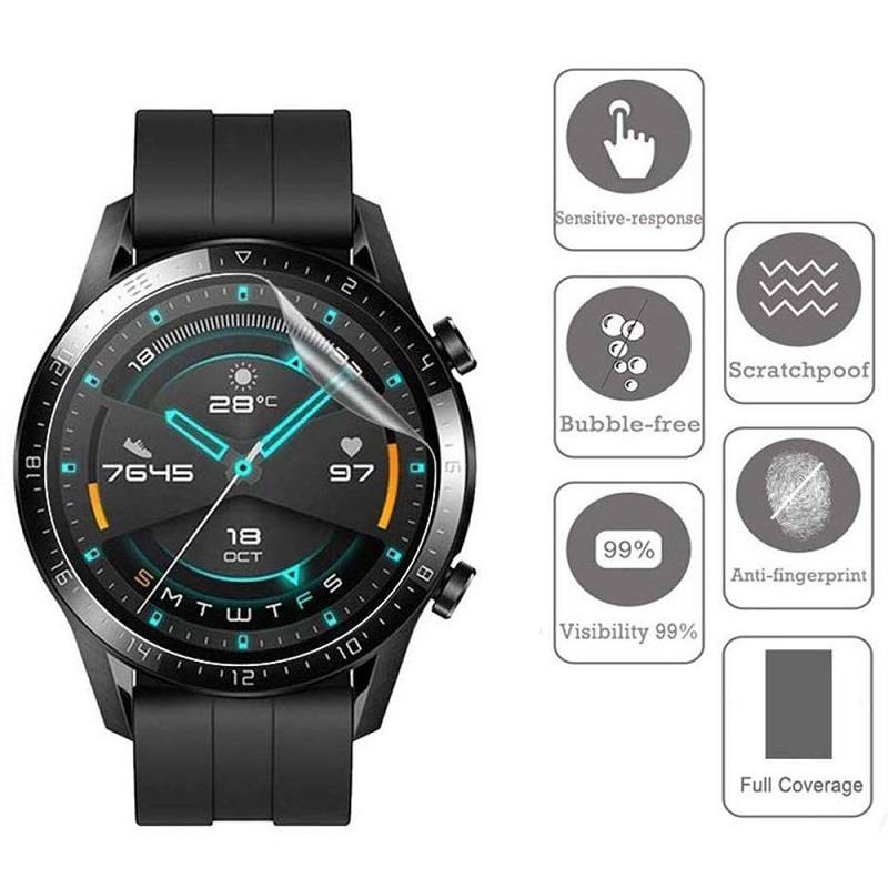 Miếng dán bảo vệ màn hình cho đồng hồ thông minh Huawei Watch Gt Gt2 Pro 2e Magic 42m