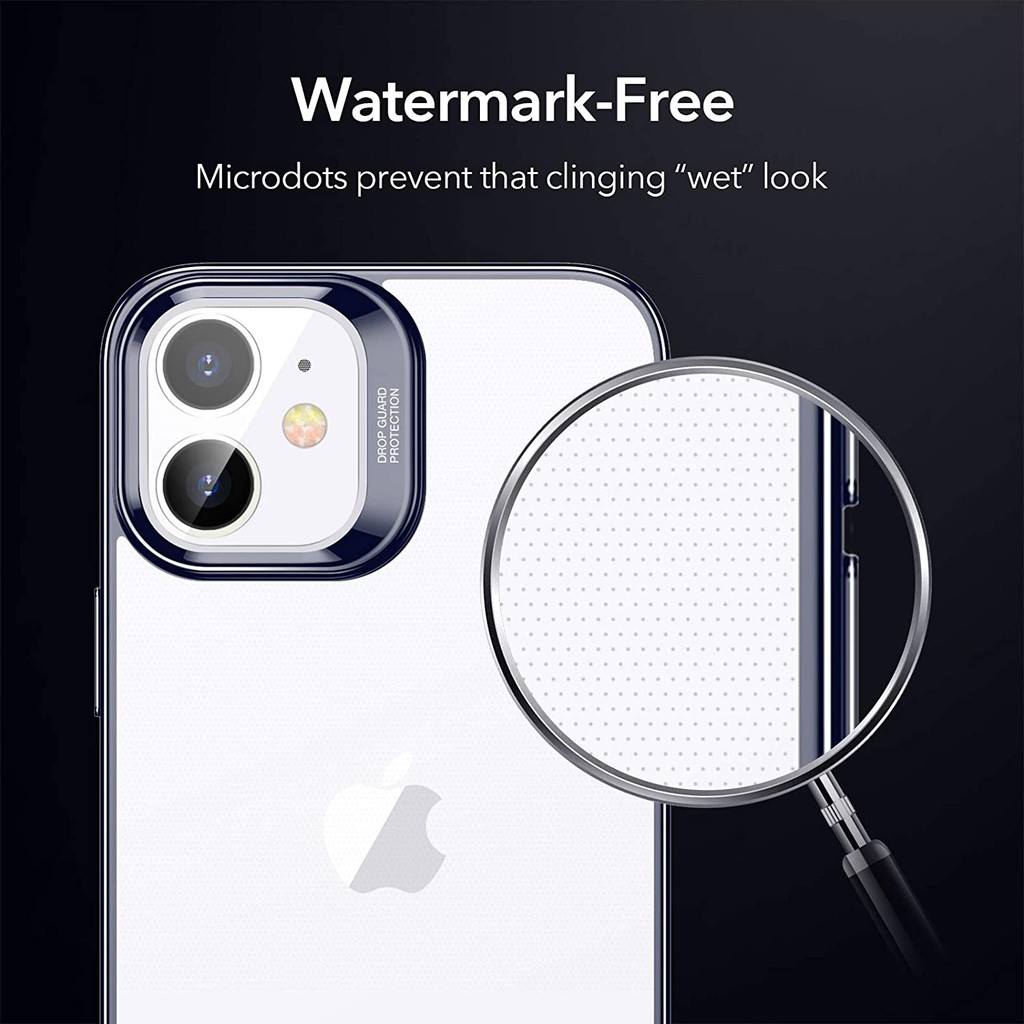 Ốp Lưng Cho iPhone 12 Mini / 12 & 12 Pro / 12 Pro Max ESR Halo Clear Case.