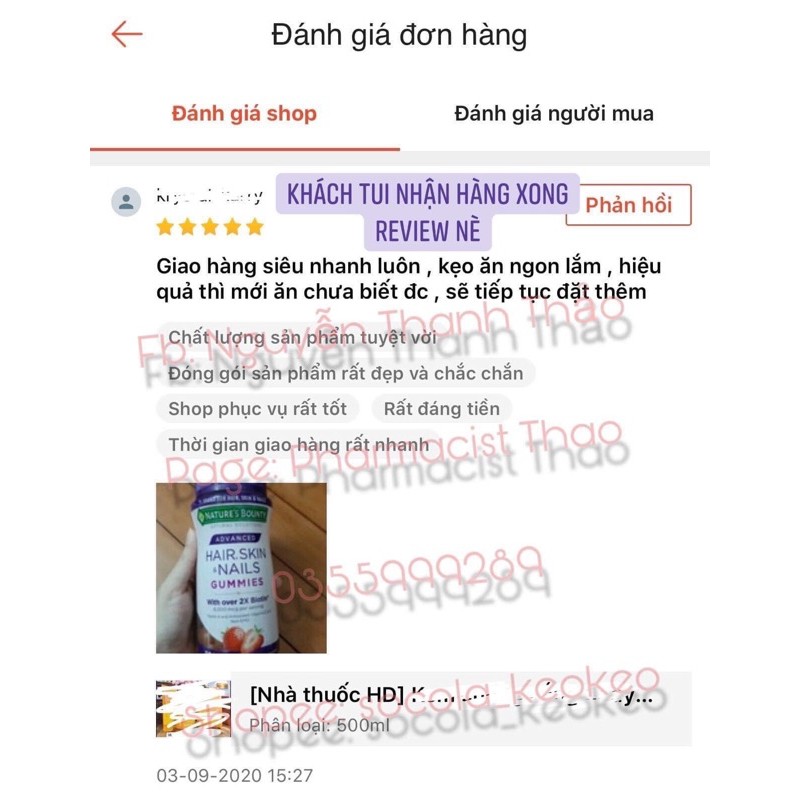 [Pharmacist Thao]Kẹo dẻo Hair, Skin, Nail (80viên) (6,000mg biotin) (mẫu mới)