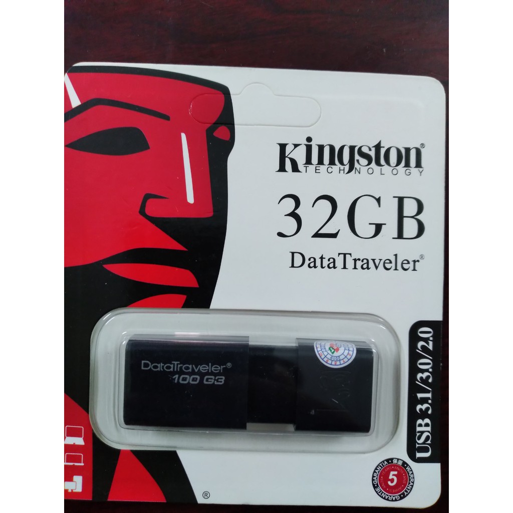USB 32GB VA 16G 3.0 Kingston DT100G3 chính hãng