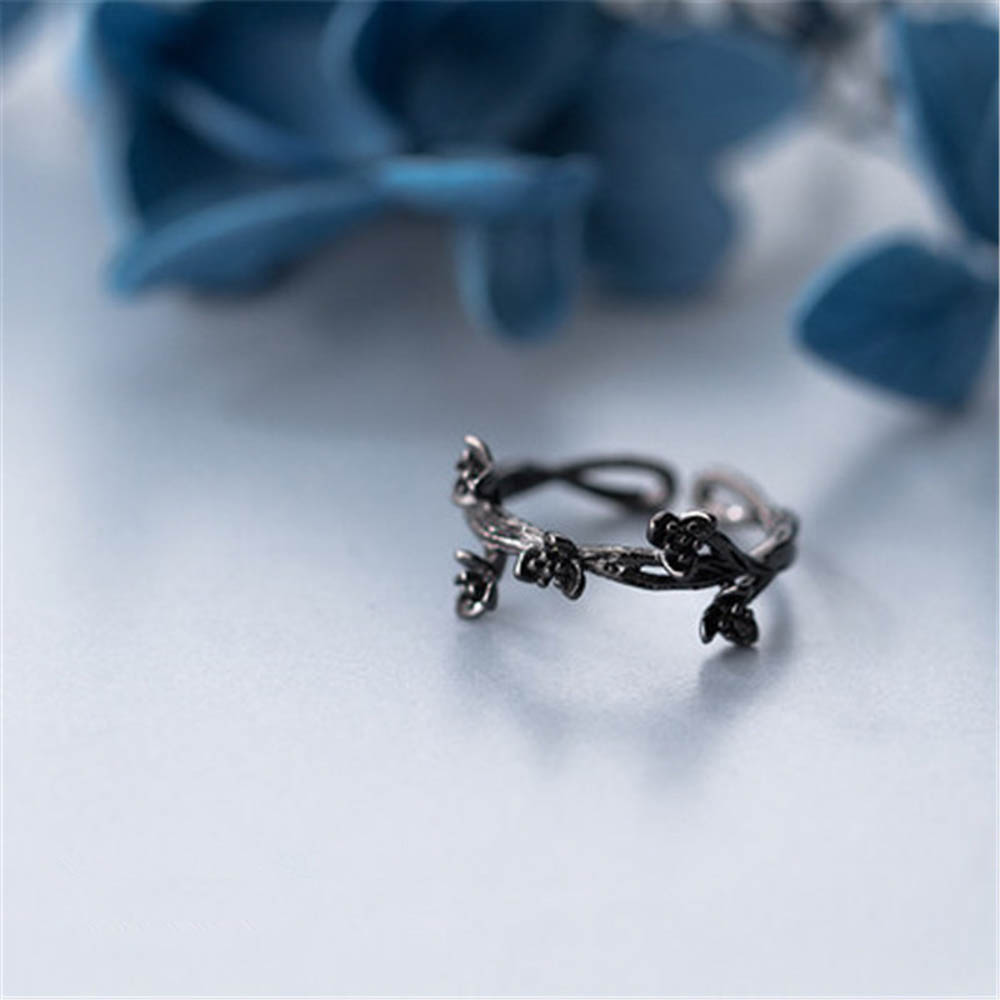 Nhẫn Đeo Tay Kim Loại Tạo Hình Hoa Đính Đá Thời Trang Cho Nữ