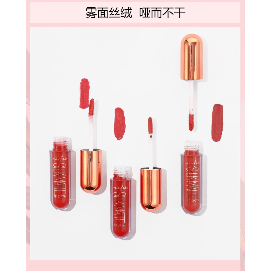 [Hàng mới về] Son bóng lâu trôi dưỡng ẩm mịn màng như nhung | BigBuy360 - bigbuy360.vn