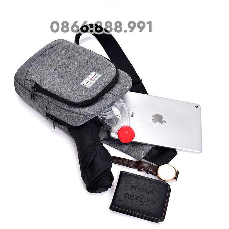 Túi Chéo Nam Thời Trang Cao Cấp, Có Cổng Sạc USB, Mã TC01 | BigBuy360 - bigbuy360.vn