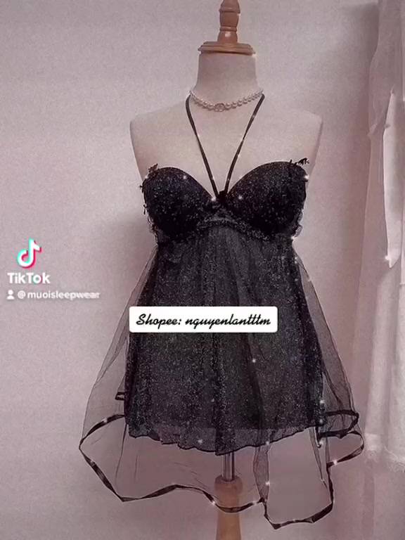 [FREESHIP] Váy ngủ sexy Quảng Châu - Sx 20 Váy ngủ cup ngực ren lấp lánh tôn ngực hot hit cao cấp - Hàng có sẵn | BigBuy360 - bigbuy360.vn